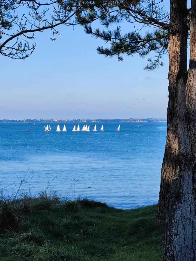 Le 3 Appartement Vue Mer Avec Jardin 100M De La Plage Et De La Thalasso Конкарно Екстер'єр фото